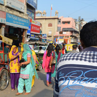 Rickshaw ride in Old Delhi